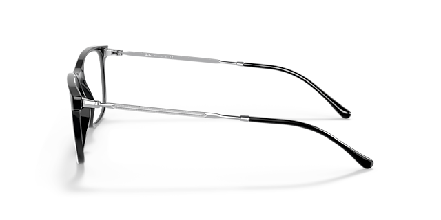 RB7244 Zwart KunststofEyeglass Frames van B24, Zijaanzicht