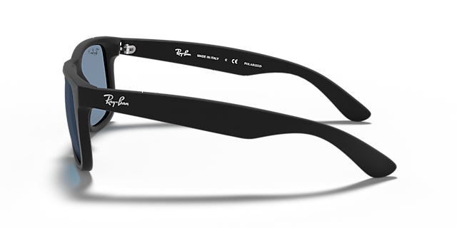 Justin Classic Rubber Black KunststoffSunglass Frames von B24, Seitenansicht