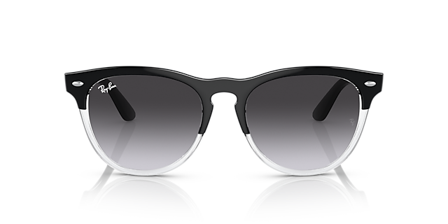 RB4471 Schwarz auf Transparent KunststoffSunglass Frames von B24, Vorderansicht