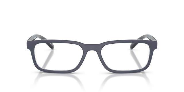 AN7283 Navy & Transparent Blue KunststoffEyeglass Frames von B24, Vorderansicht