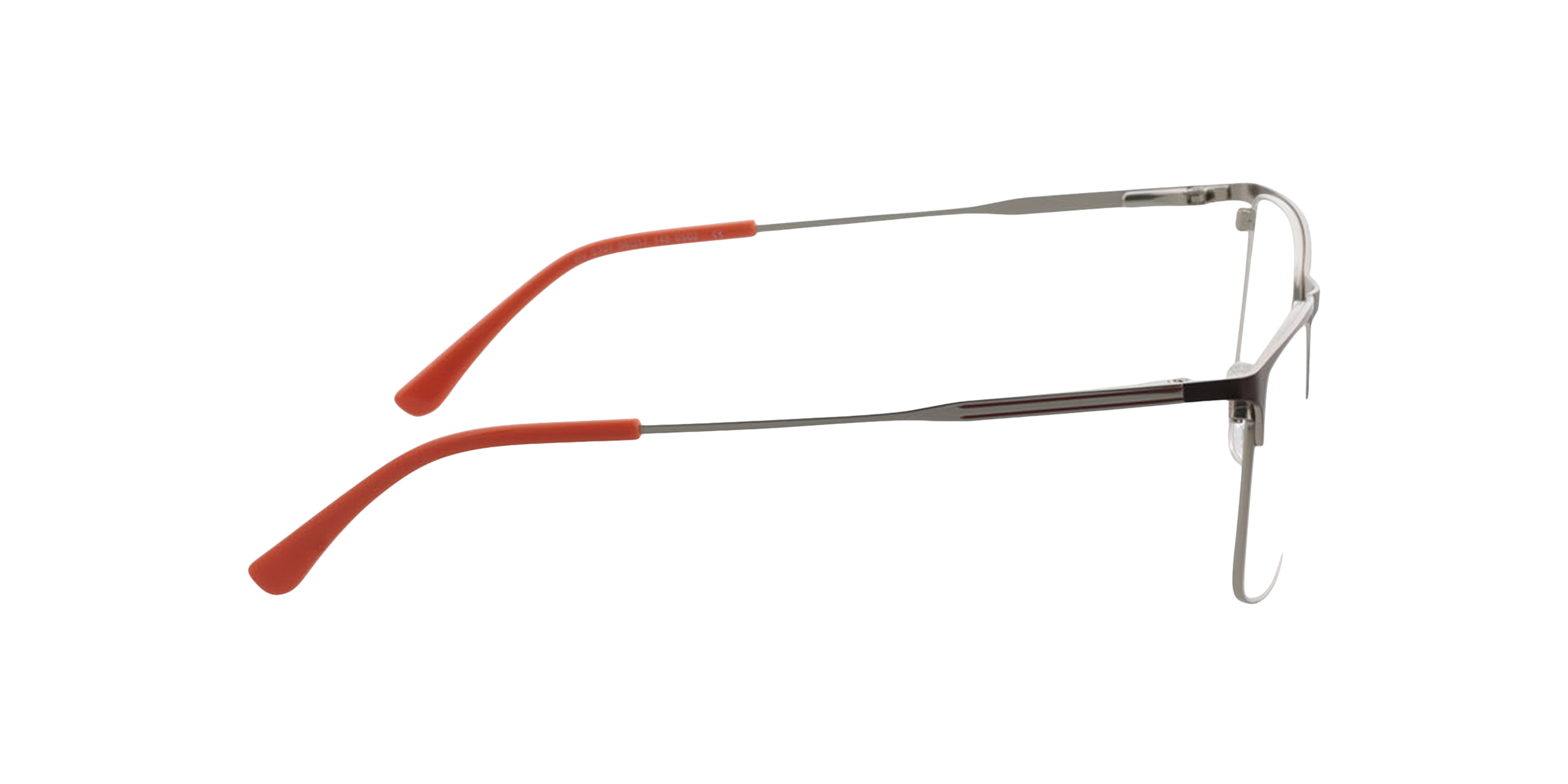 Melbourne Matbruin  &  matzilver MetaalEyeglass Frames van B24, Zijaanzicht