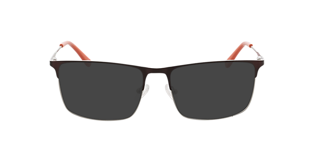 Melbourne Matbruin & matzilver MetaalEyeglass Frames van B24, met getinte lenzen