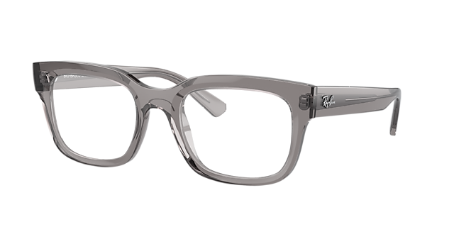 RB7217 Grau transparent KunststoffEyeglass Frames von B24, Dreiviertelansicht
