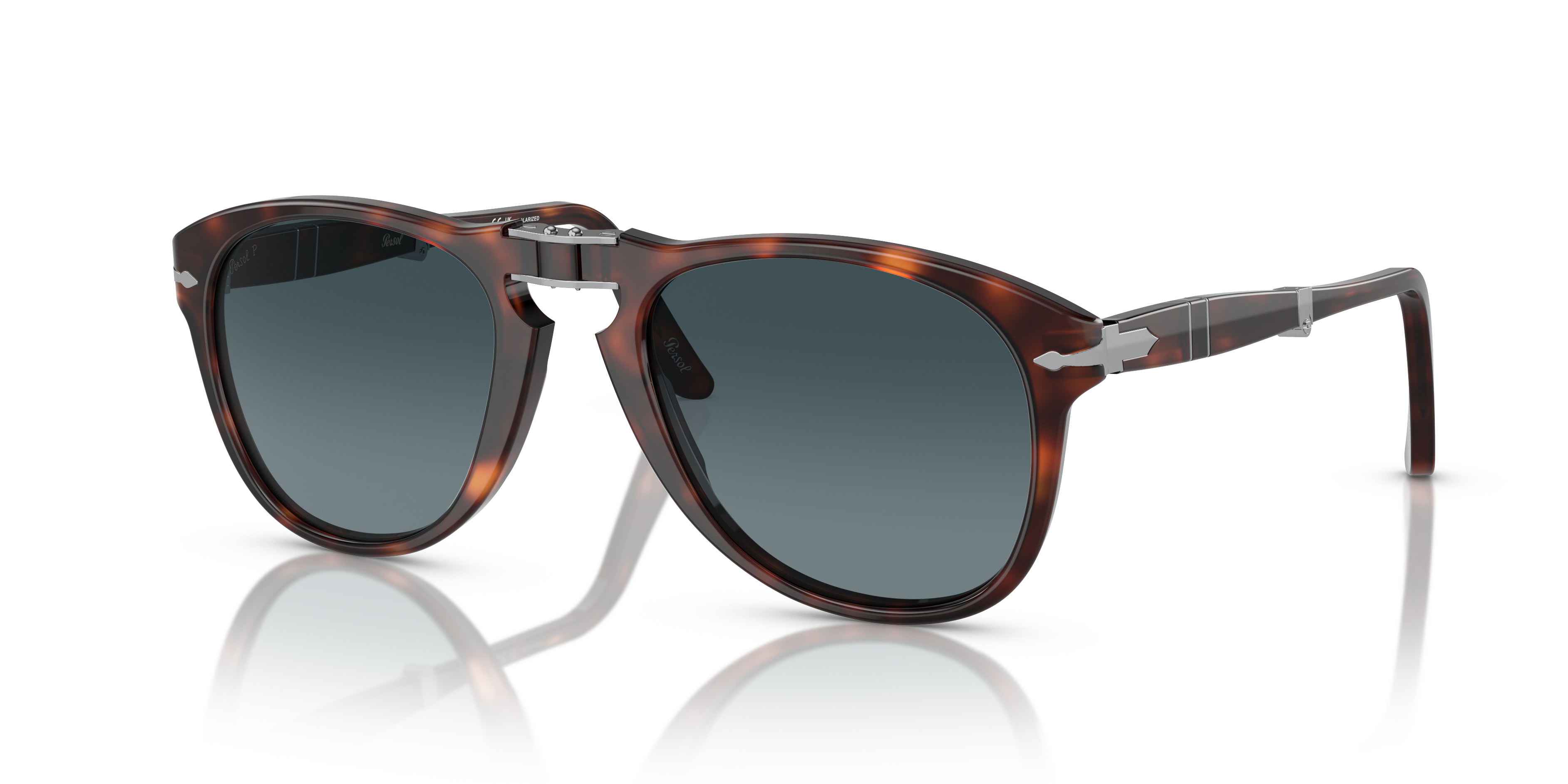 PO0714 Havana AcetatSunglass Frames von B24, Dreiviertelansicht