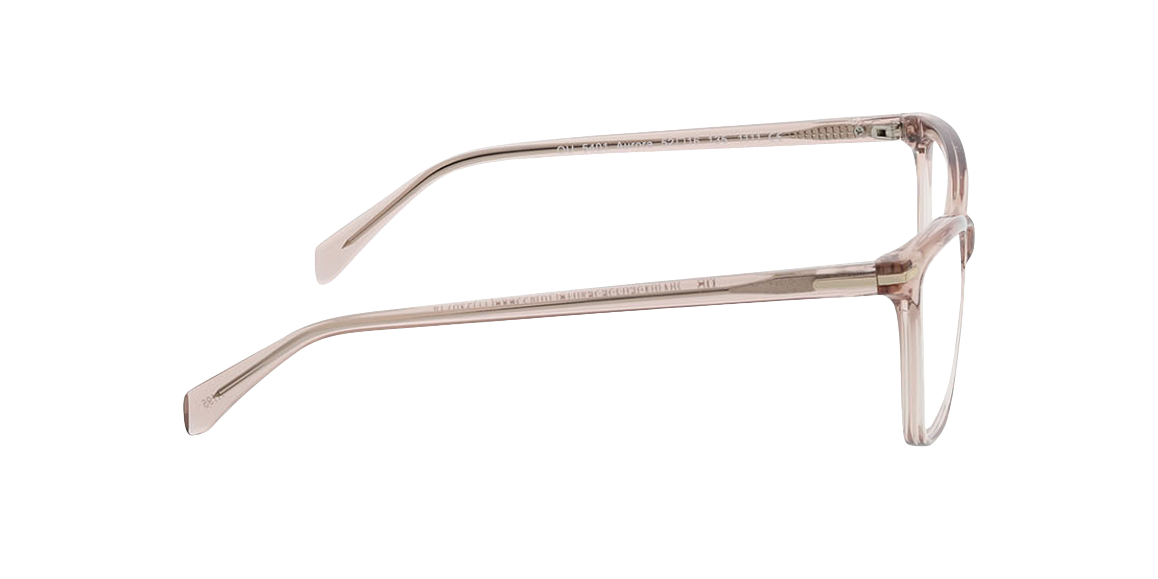 Aurora Kristal nude KunststofEyeglass Frames van B24, Zijaanzicht