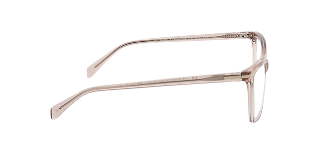 Aurora Kristal nude KunststofEyeglass Frames van B24, Zijaanzicht
