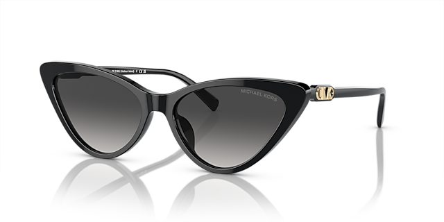 MK2195U Zwart AcetaatSunglass Frames van B24, Hoekweergave