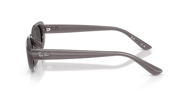 RB4441D Transparent Dark Grey KunststoffSunglass Frames von B24, Seitenansicht