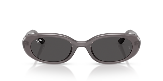 RB4441D Transparent Dark Grey KunststoffSunglass Frames von B24, Vorderansicht