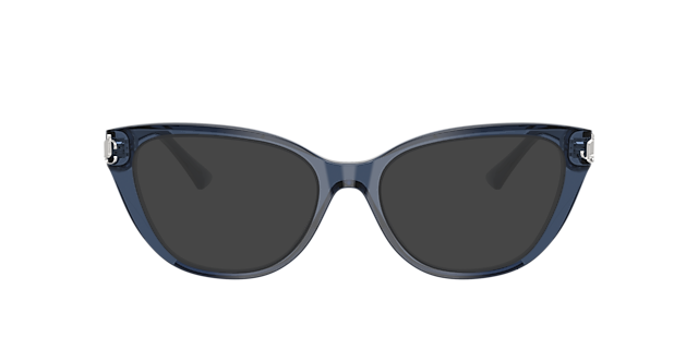 JC3011 Transparant Navy AcetaatEyeglass Frames van B24, met getinte lenzen
