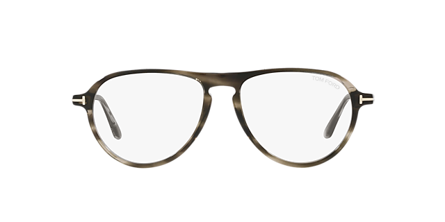 FT5869-B Grijs AcetaatEyeglass Frames van B24, Vooraanzicht