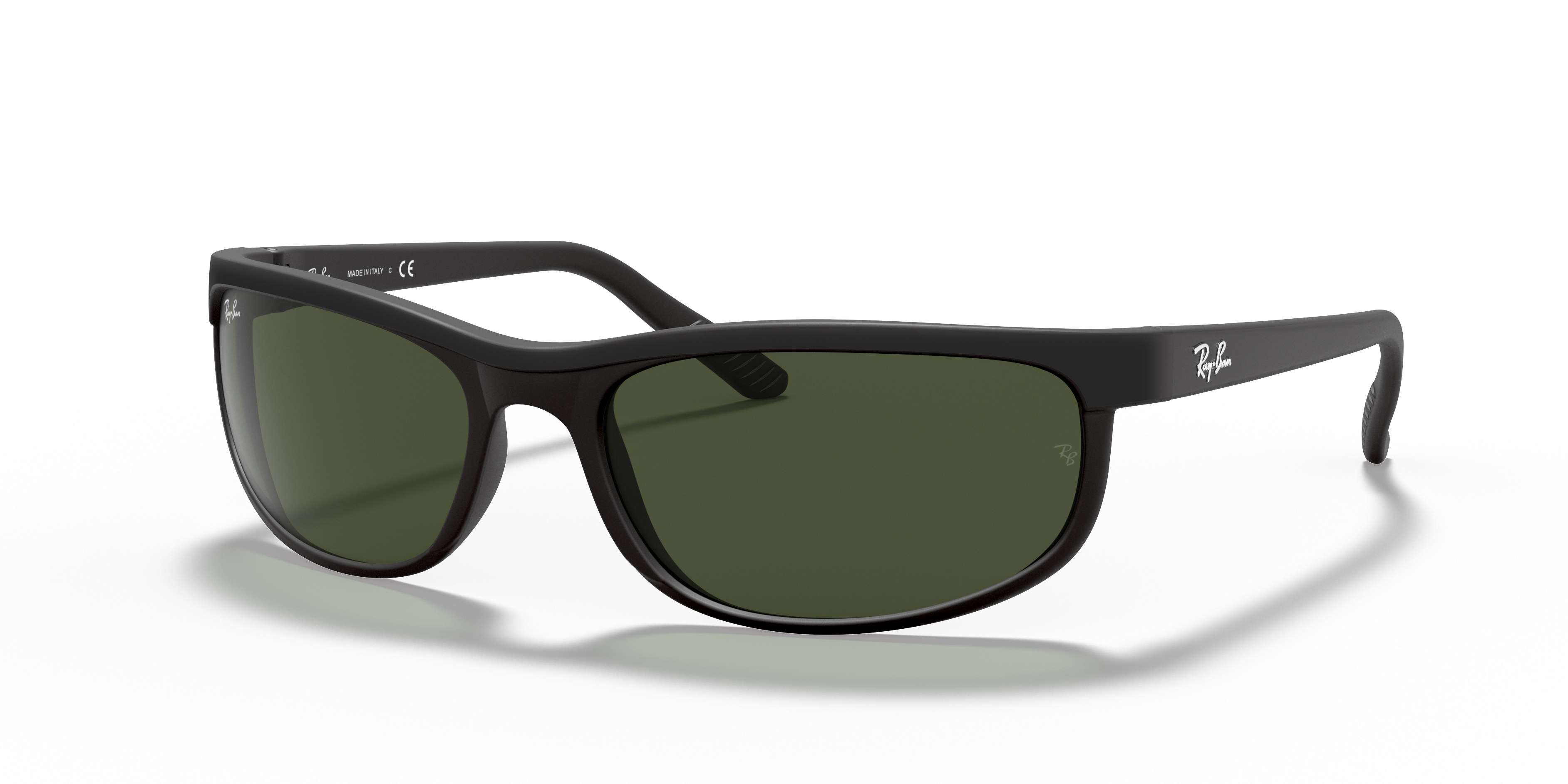 RB2027 Zwart KunststofSunglass Frames van B24, Hoekweergave