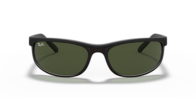 RB2027 Zwart KunststofSunglass Frames van B24, Vooraanzicht