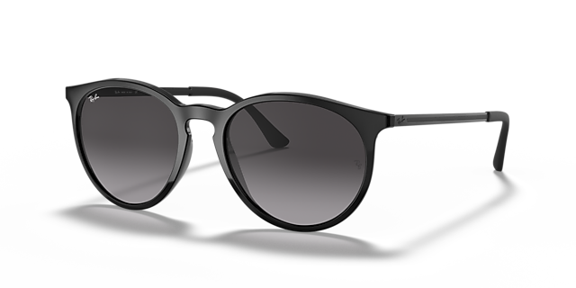 RB4274 Zwart KunststofSunglass Frames van B24, Hoekweergave