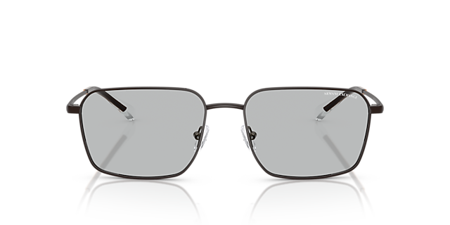AX2053S Mat Staalgrijs MetaalSunglass Frames van B24, Vooraanzicht