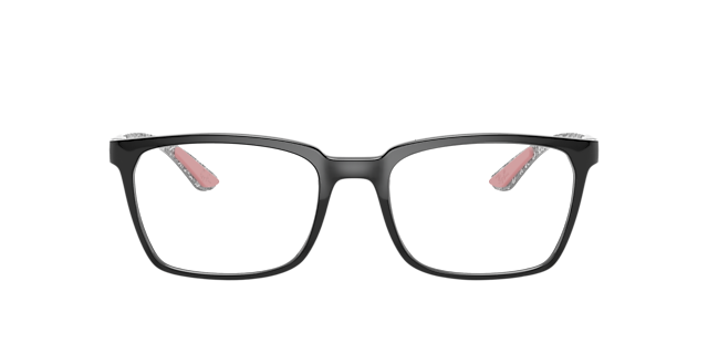 RB8906 Zwart KunststofEyeglass Frames van B24, Vooraanzicht