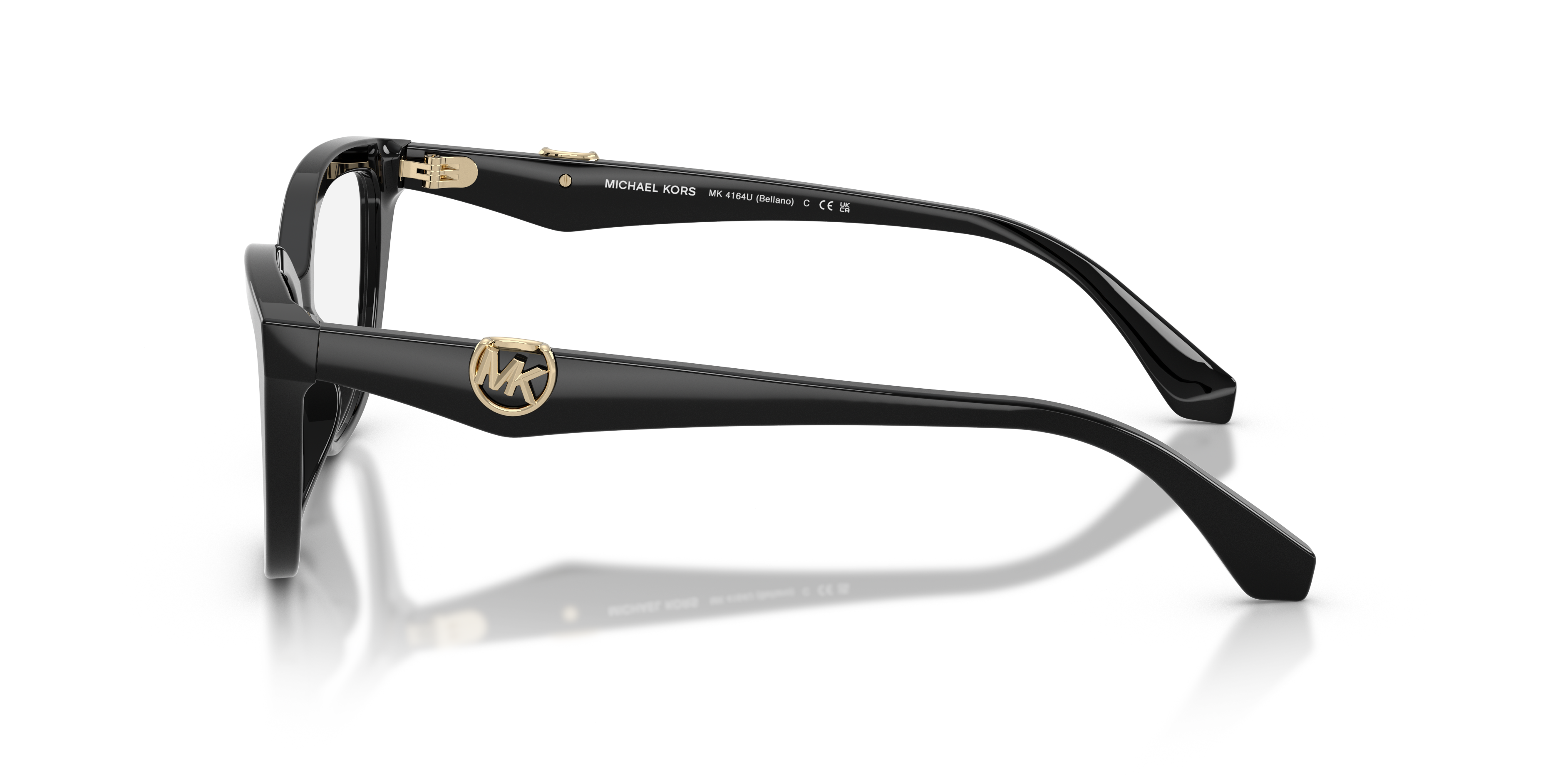 MK4164U Zwart AcetaatEyeglass Frames van B24, Zijaanzicht