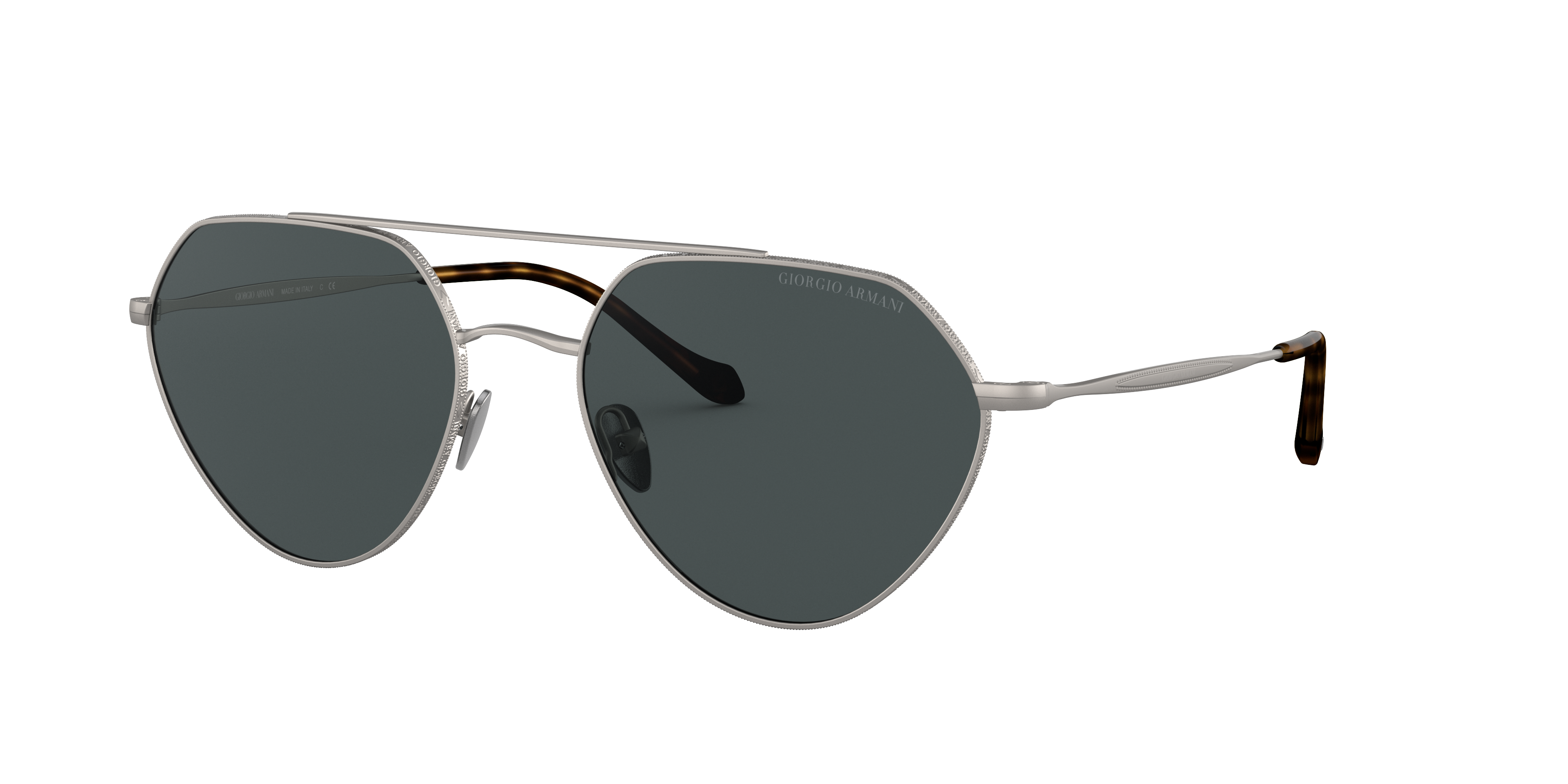 AR6111 Matt Gunmetal MetallSunglass Frames von B24, Dreiviertelansicht