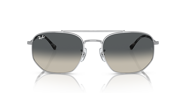 RB3707 Silber MetallSunglass Frames von B24, Vorderansicht