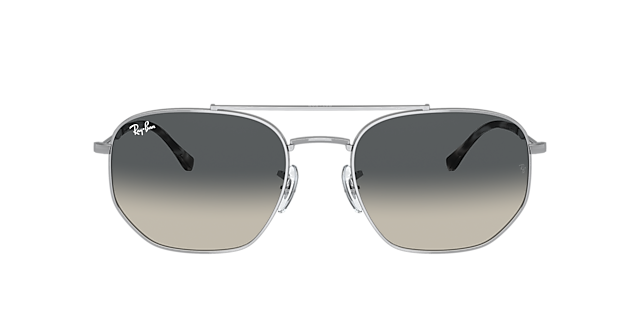 RB3707 Silber MetallSunglass Frames von B24, mit getönten Gläsern