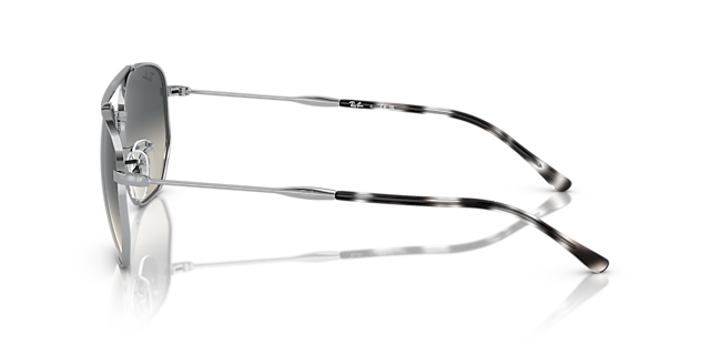 RB3707 Silber MetallSunglass Frames von B24, Seitenansicht