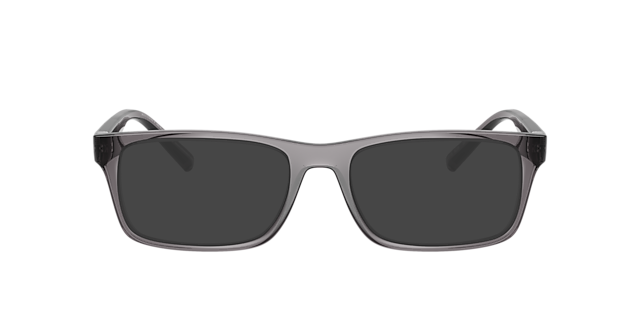 AX3115 Glanzend Transparant Grijs KunststofEyeglass Frames van B24, met getinte lenzen