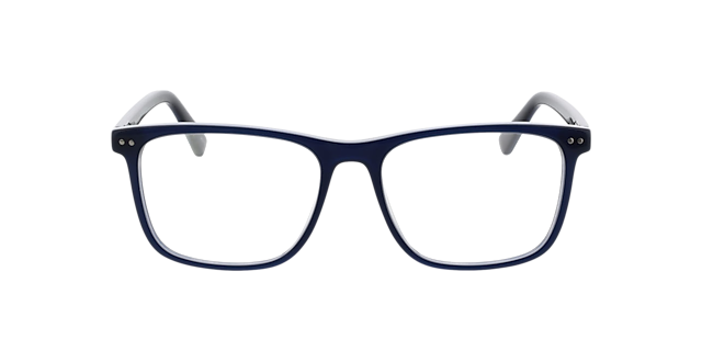 CHICAGO Trilayer Blue AcetatEyeglass Frames von B24, Vorderansicht