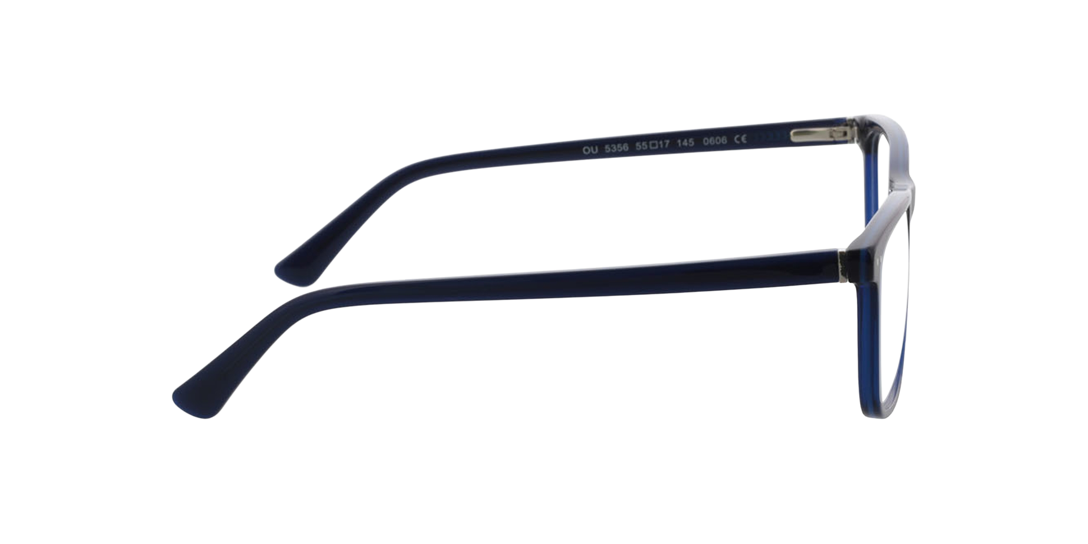 CHICAGO Trilayer Blue AcetaatEyeglass Frames van B24, Zijaanzicht