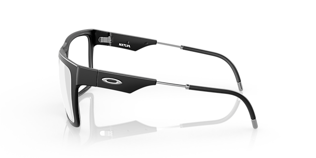 NXTLVL Satijnglans zwart KunststofEyeglass Frames van B24, Zijaanzicht