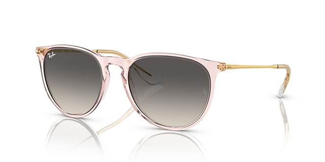 RB4171 Pink transparent KunststoffSunglass Frames von B24, Dreiviertelansicht