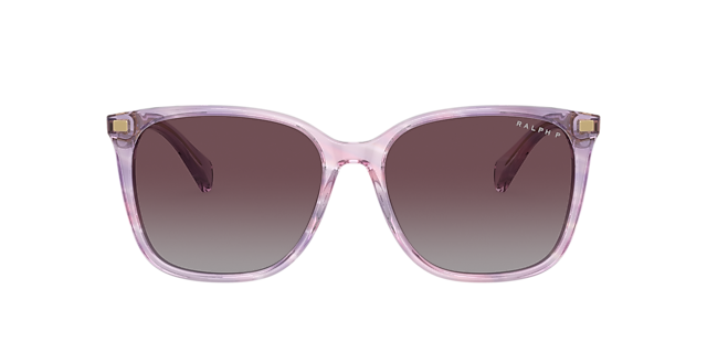 RA5293 Striped Purple AcetatSunglass Frames von B24, mit getönten Gläsern