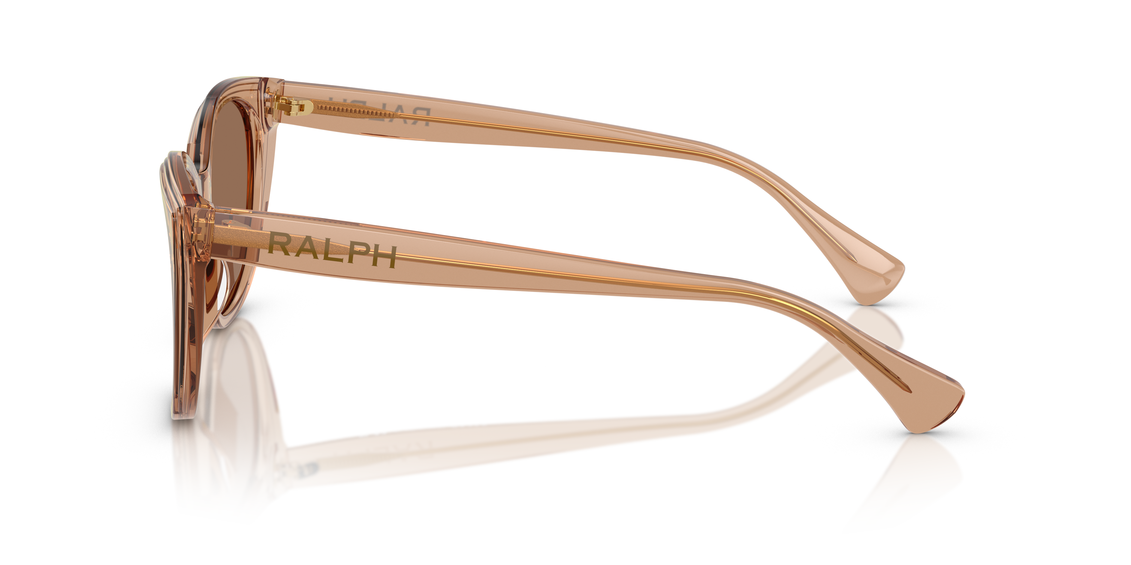 RA5324U Shiny Transparent Brown AcetatSunglass Frames von B24, Seitenansicht