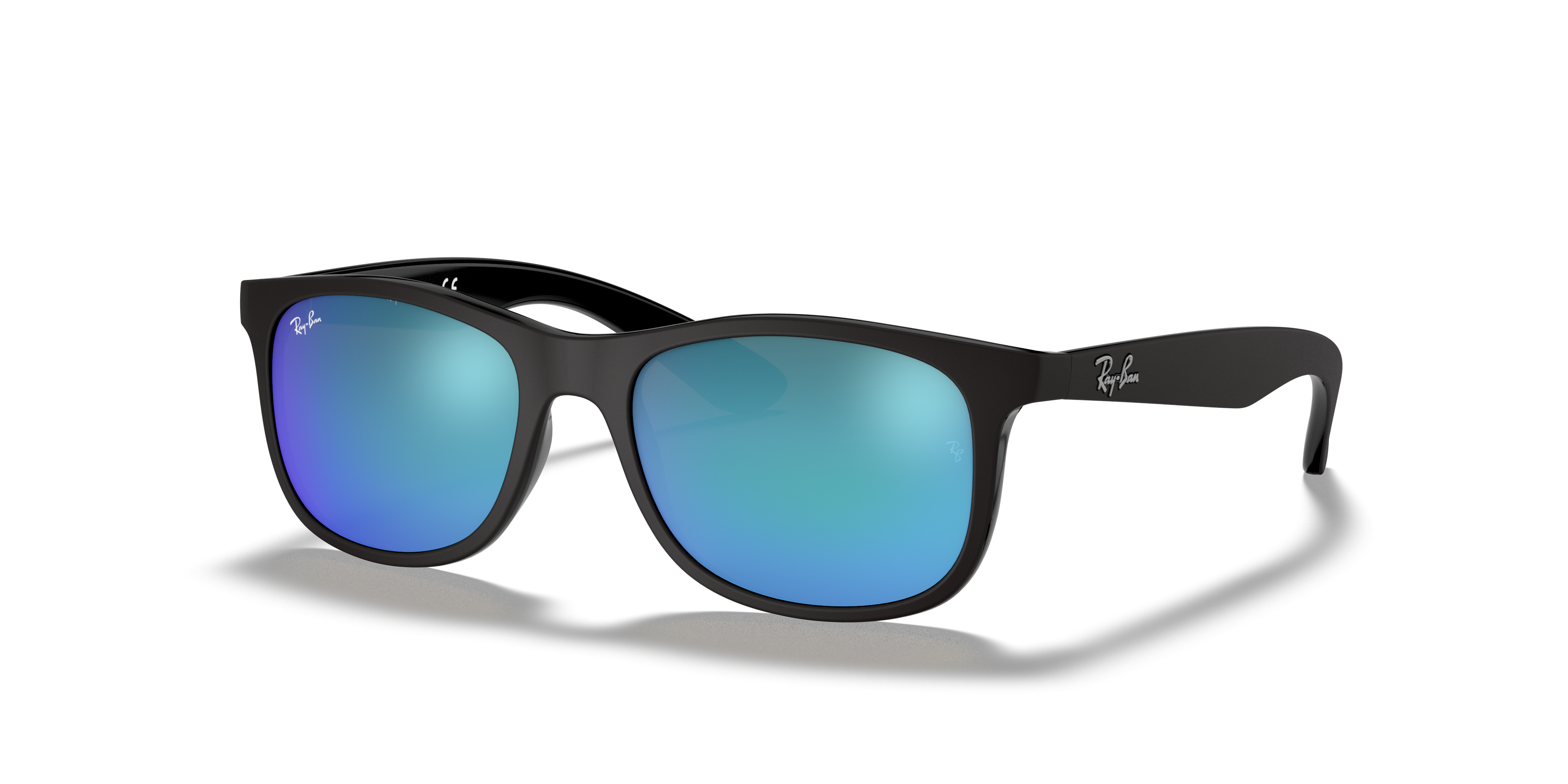 RB9062S Schwarz KunststoffSunglass Frames von B24, Dreiviertelansicht