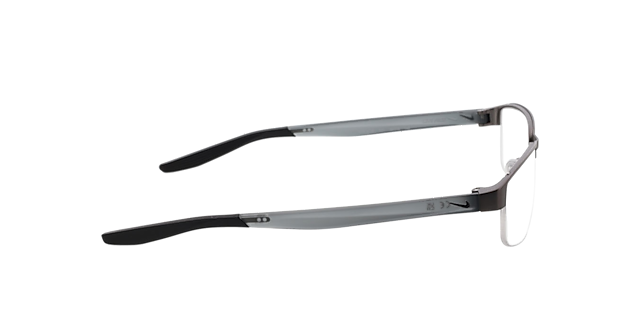 NIKE 8138 Staalgrijs zwart MetaalEyeglass Frames van B24, Zijaanzicht
