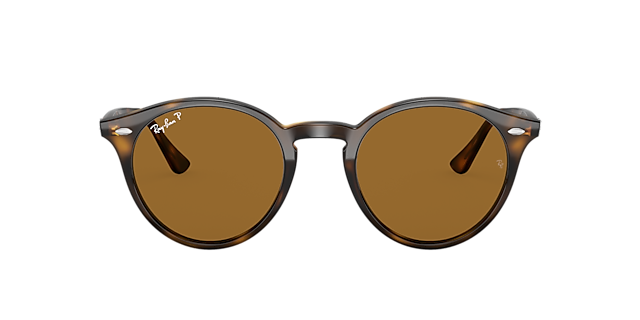 RB2180 Licht Havana KunststofSunglass Frames van B24, met getinte lenzen