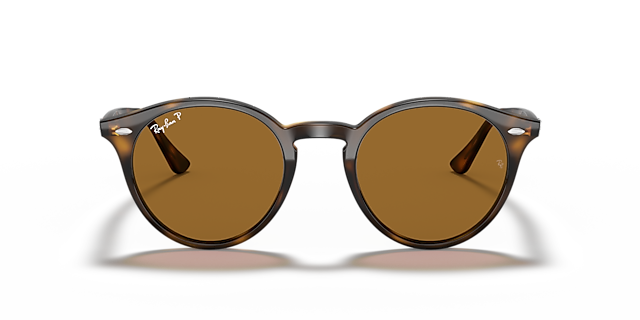 RB2180 Licht Havana KunststofSunglass Frames van B24, Vooraanzicht
