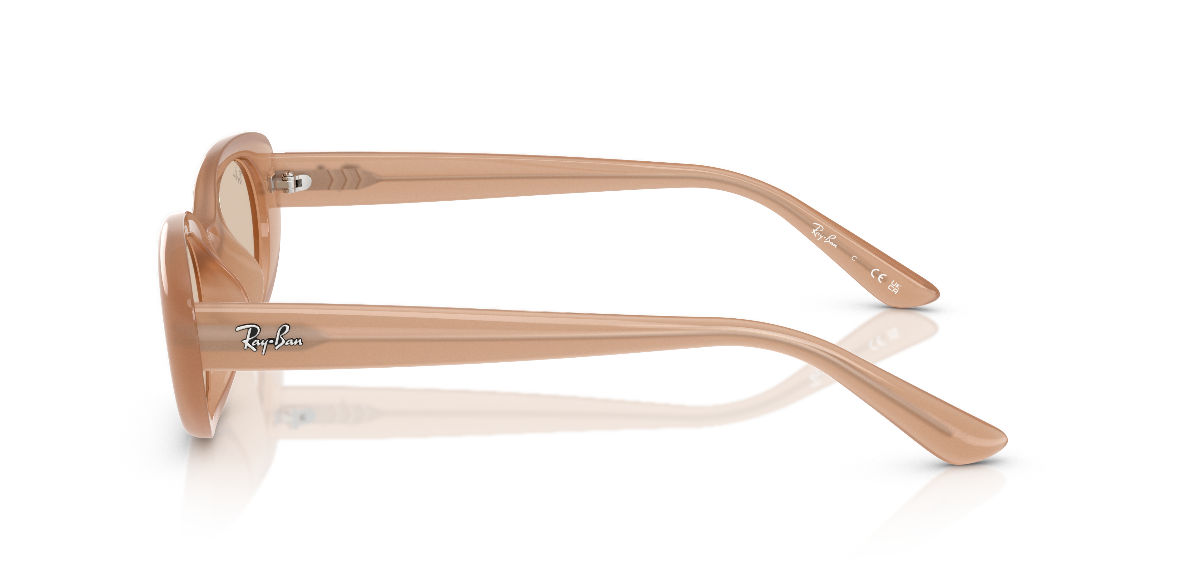 RB4441D Opal Beige KunststoffSunglass Frames von B24, Seitenansicht