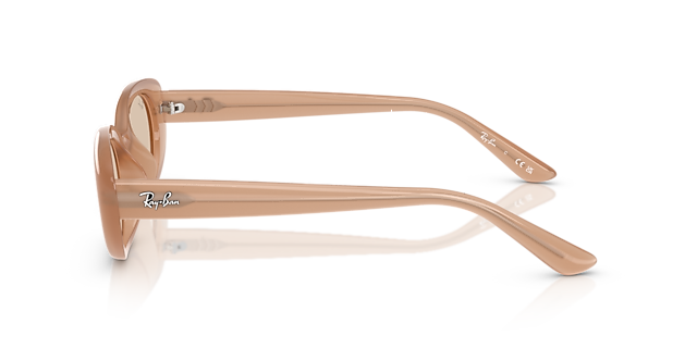 RB4441D Bio-Based Opal Beige KunststofSunglass Frames van B24, Zijaanzicht