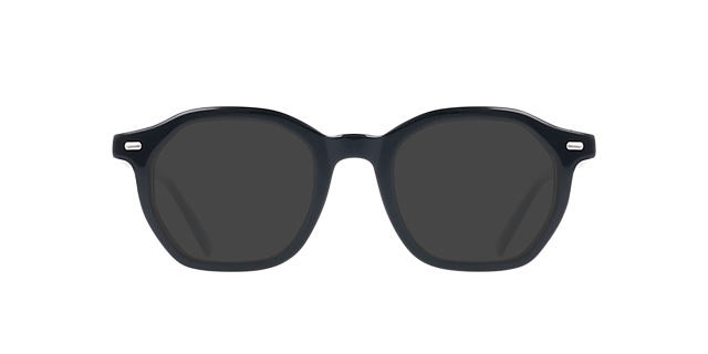Miles Jet Black AcetatEyeglass Frames von B24, mit getönten Gläsern