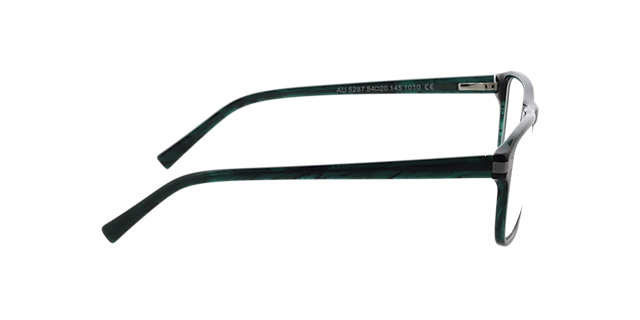 Torrance Groen hoorn  &  gunmetal AcetaatEyeglass Frames van B24, Zijaanzicht