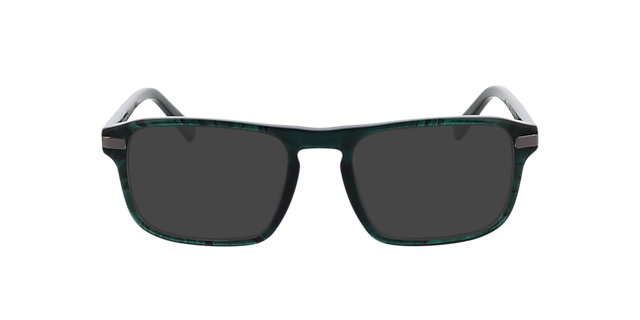 Torrance Groen hoorn  &  gunmetal AcetaatEyeglass Frames van B24, met getinte lenzen