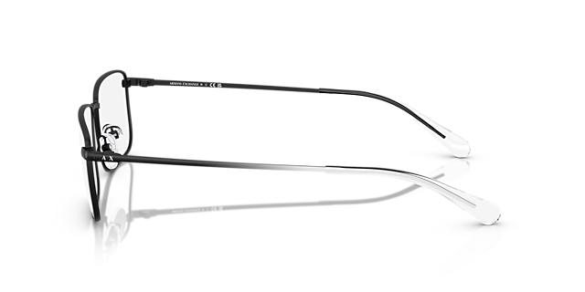 AX1069 Matt Schwarz MetallEyeglass Frames von B24, Seitenansicht