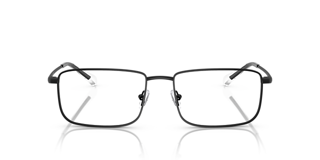 AX1069 Matt Schwarz MetallEyeglass Frames von B24, Vorderansicht