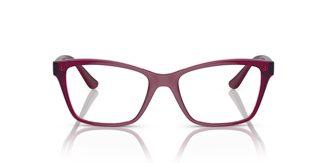VO5420 Top violet & roze KunststofEyeglass Frames van B24, Vooraanzicht