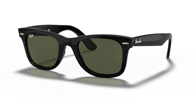 RB4340 Zwart KunststofSunglass Frames van B24, Hoekweergave