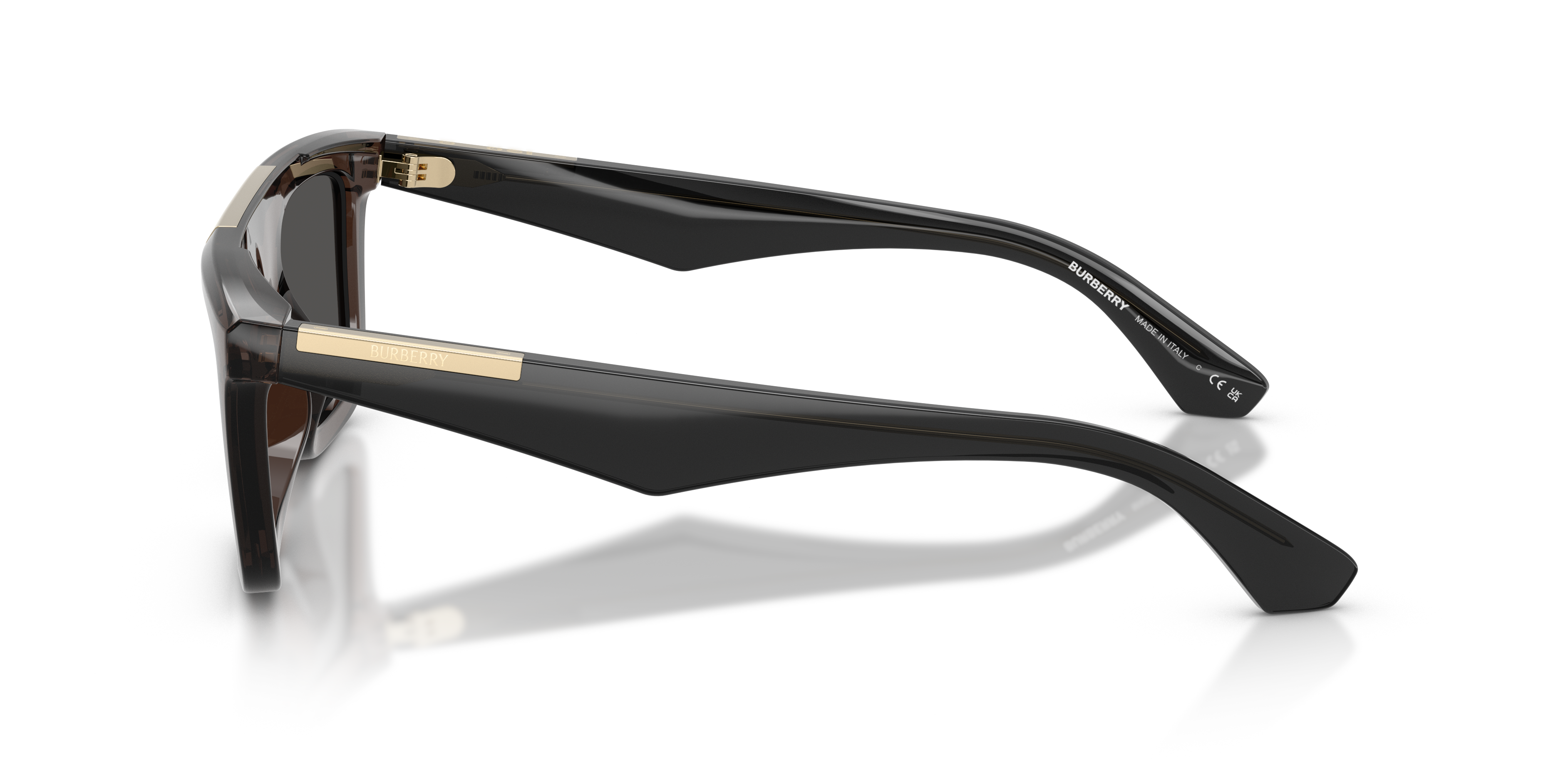 BE4451U Grau KunststoffSunglass Frames von B24, Seitenansicht