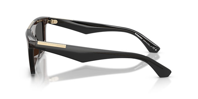 BE4451U Grijs KunststofSunglass Frames van B24, Zijaanzicht