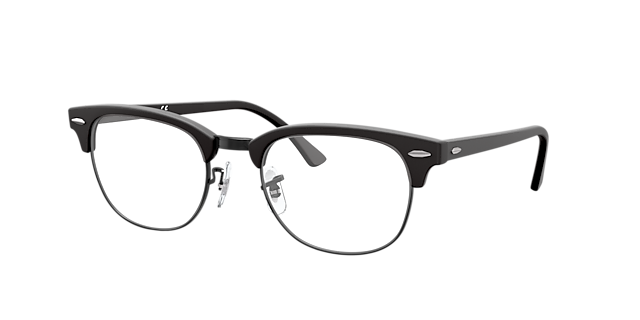 RB5154 Zwart AcetaatEyeglass Frames van B24, Hoekweergave