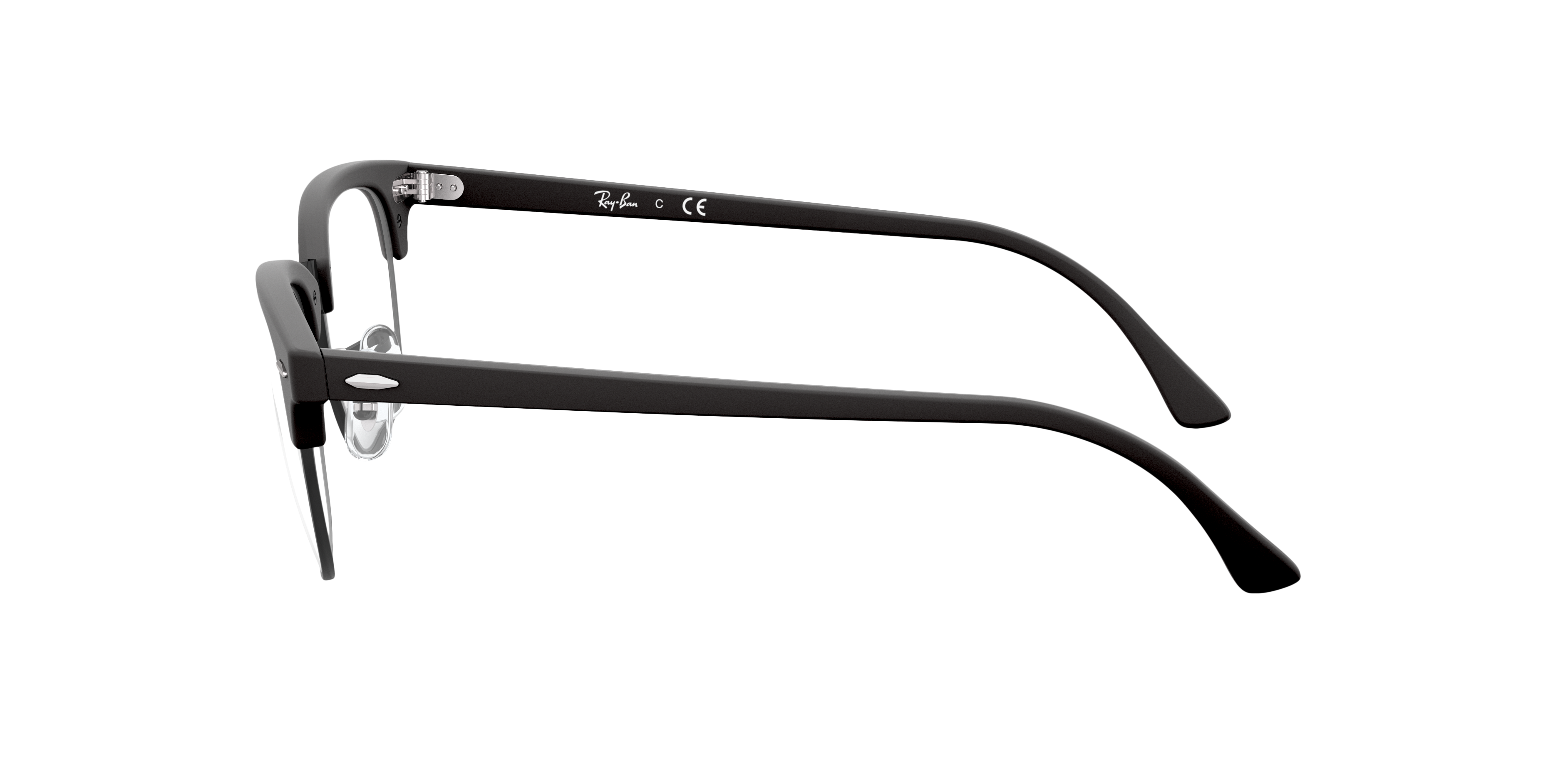 RB5154 Zwart AcetaatEyeglass Frames van B24, Zijaanzicht