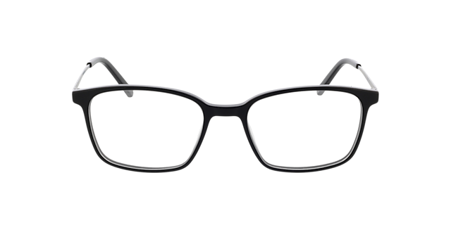 Melle Zwart & Zilver AcetaatEyeglass Frames van B24, Vooraanzicht